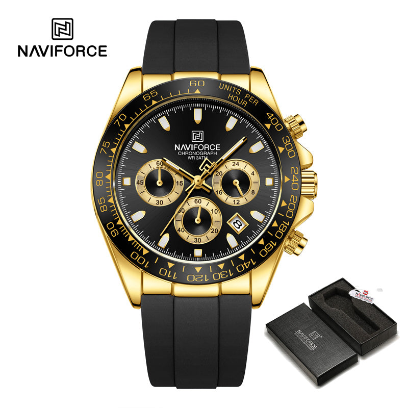 NAVIFORCE Original 100% هدية مثالية للأب، الزوج، الأخ أو الصديق. 🛡️ ضمان سنة كاملة 🚚 توصيل  سريع إلى جميع الولايات 💳 الدفع عند الاستلام